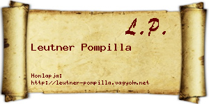 Leutner Pompilla névjegykártya